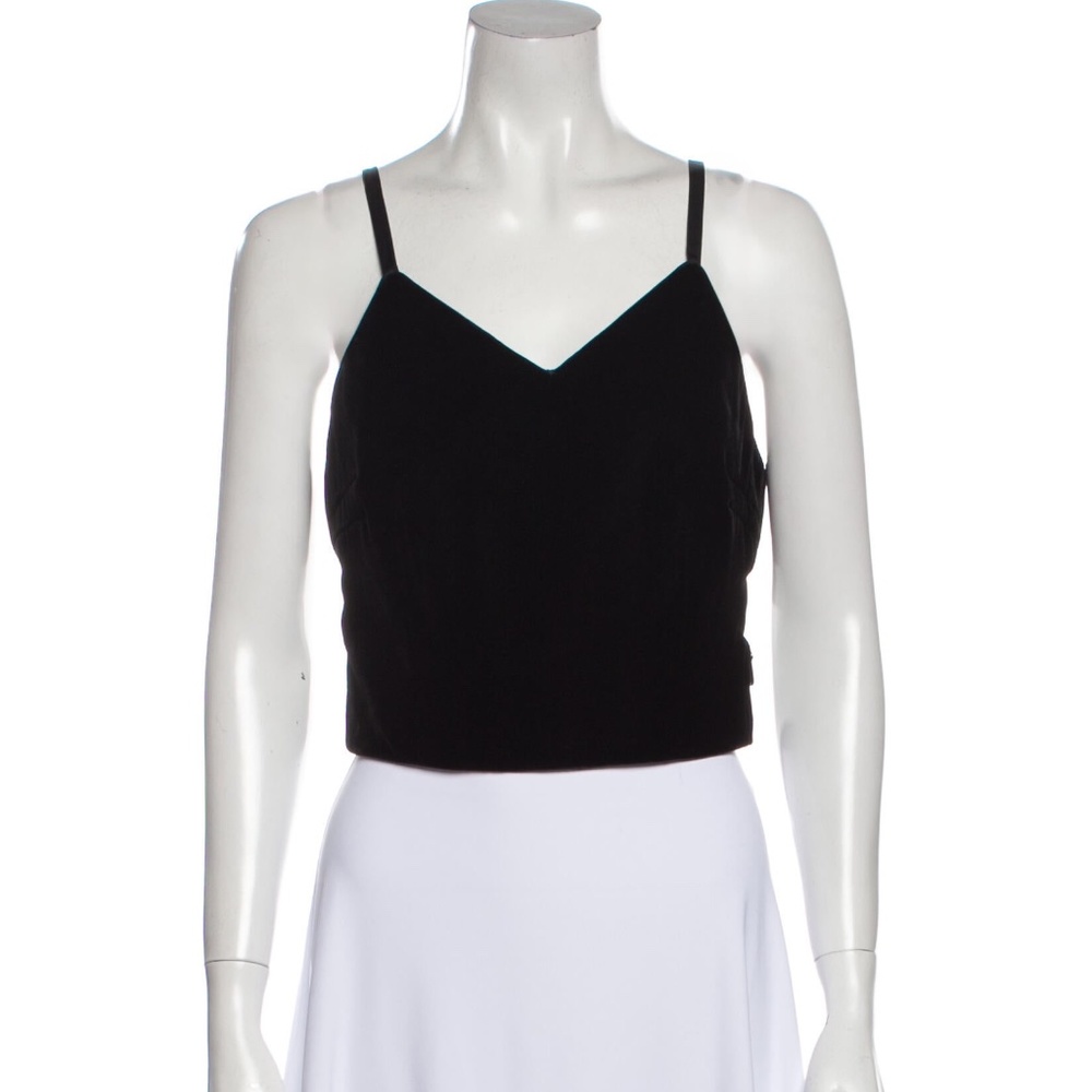 Giorgio Armani Velvet Crop Top